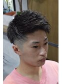 Style No.39 アップバング×ツーブロックフェード