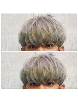 オーシャントーキョー ホワイト 原宿(OCEAN TOKYO WHITE)&nbsp;トリプルカラー　セクションカラー　刈り上げ　マッシュ