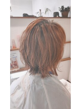 アンプヘアー(a.m.p hair) 可愛い外ハネウルフ