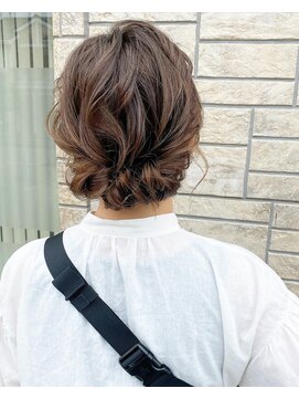 フィオーレ ヘアデザイン(FIORE hair design) ボブアレンジ/ギブソンタック/ゆるふわヘア