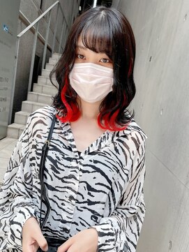 ディア(.eer) シールエクステたったの6枚でイヤリングカラー☆プチプラ♪