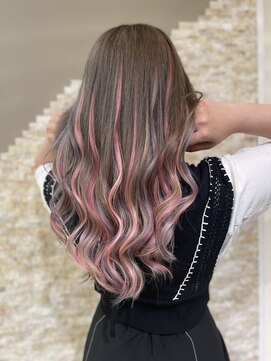 アンク クロス 関内店 【ANKHCROSS】デザインカラーエクステ映えユニコーンメッシュ