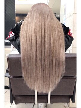 リア 大阪梅田(Ria) ～ミルクティーべージュ　シールエクステ～【Ria 大阪 梅田】