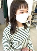 眉上の前髪はバランス良く!