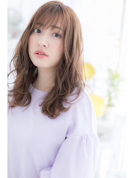 ミック ヘアアンドビューティー 大山店(miq  Hair&Beauty) フェザーバング3Dハイライト♪くせ毛風なみなみウェーブa1