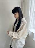 【リコ】フルバングの黒髪ストレートロング