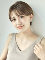 コクーン 銀座(Cocoon) 美人ショート#黒髪#ボブルフ#小顔#ネビージュ#ワンレン