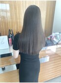 乾かすだけでまとまる酸性ストレートパーマ〇