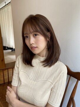 ガーランド (Garland) 大人かわいいミディアムレイヤーカット/小顔シースルー前髪