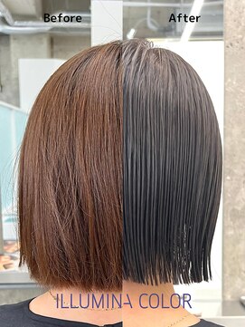 ディト(ditto) ブリーチなしイルミナカラー/30代40代50代/高砂