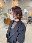 大人可愛い小顔前下がりボブ×ナチュラルボブ×ミニボブ20代30代