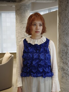 ネロ フタコタマガワ(NERO FUTAKOTAMAGAWA) 【加藤青空】ボブパーマ × ブリーチなしwカラー