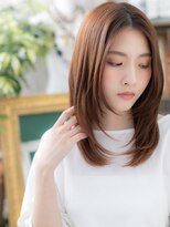 カバーヘア イヴ 戸頭店(COVER HAIR EVE) ★センターパート姫カット透明感美髪ワンカール20代30代40代★10