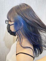 テーラヘアー 成田店(TELA HAIR)&nbsp;インナー×コバルトブルー