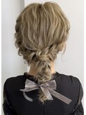 【枚方、高槻、梅田】結婚式参列ヘアセット