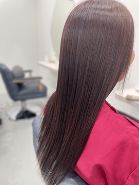 リノ(Lino) ピンク/ブラウン/ストレート