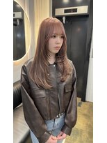 ジルバイジゼル(JILL by GiseL) pink beige × layer cut