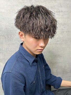 ネクスト 静岡店(NEXT) MEN'S HAIR/縦落ちパーマ/ツイストスパイラルブルーブラック/