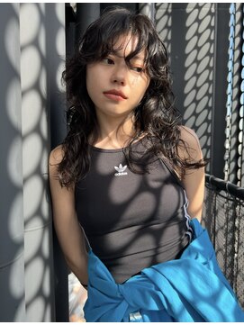 アンバー(AMBER) ウェーブパーマスタイル