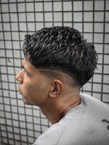 プロショップウェーブ(PRO SHOP WAVE)&nbsp;アッシュブラック/カルマパーマ/ベリーショート/原宿