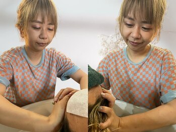 ペスカケイクリエイティブ(PESCA K-CREATIVE)の写真/頭皮から変わる、髪の未来。眠ってしまうほどの心地よさで、極上の癒しと美髪を同時に