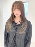 透明感ベージュグラデで艶髪に 20代30代