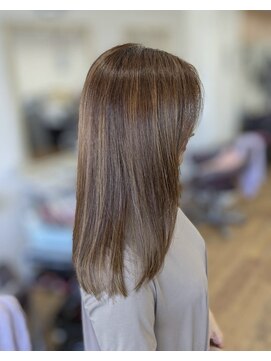 ブリエ(Briller) 髪質改善トリートメント/艶カラー/ハニーブラウン/30代40代50代