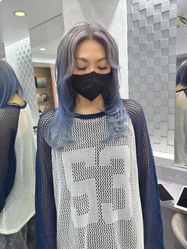 ジェム(GEM) 《YURI》ホワイトシルバー/ブルーシルバー/ルーツカラー