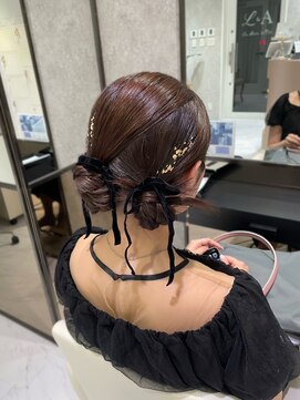 スタジオプレシャス ツインお団子ヘア