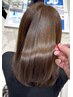 【新規西指名人気No.1】柔らか酸性ストレート+小顔カット+集中ケア ¥24,000