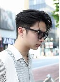 MEN’S HAIR/サーフカール/刈り上げセンターパート/札幌
