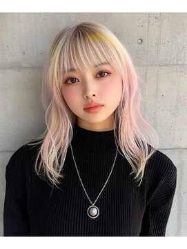 ヘアーメイク コラソン(hair make corazon) 似合わせカットメルティカラー着物フェミニンロング