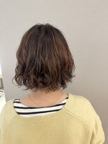 クラッチ 梅田茶屋町店(CLUTCH)&nbsp;他店で失敗したお客様も修正で可愛い♪コテ巻き風ボブパーマ！