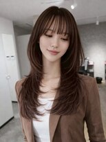 エトワ 中央店(etoi)&nbsp;大分韓国かき上げレイヤーカット大人レイヤー顔まわりレイヤー