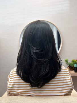 美容室奥山 今沢本店 ミディアムレイヤー
