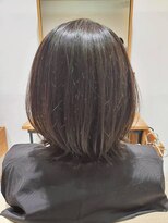 ヘアリゾート粋 リマ 銀座店(lima)&nbsp;透明感ブラウン/ミディアム/レイヤーカット