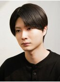 ワックスなしツーブロックリクルートダウンパーマ韓国マッシュ