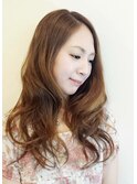 ツヤふわ巻き髪ロング