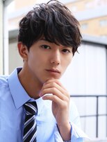 アフロート ディル(AFLOAT D'L)&nbsp;ソフトツイスト黒髪マッシュネオウルフオリーブカラーワンレン