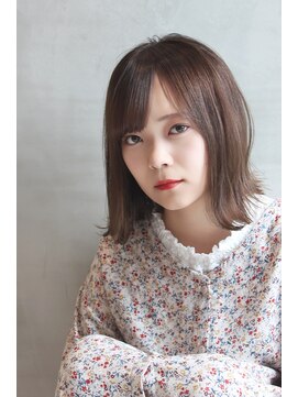 ハコニワ(haconiwa) 【haconiwa】切りっぱなしと外ハネと赤リップ