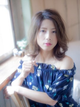 エマージュ 川崎(Emerge) ☆たっぷりレイヤーのクールセミディ☆