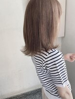 キャンバス バイ ネオリーブ 横浜西口(Canvas by neo.)&nbsp;ぱっつと ブリーチなし ミルクティーベージュ◎sk