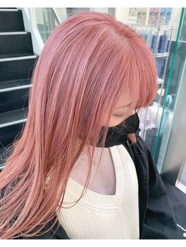 シェリ ヘアデザイン(CHERIE hair design) ピラミンゴローズピンク☆