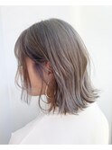 グレージュ　ハイライトカラー　stylist/miaki