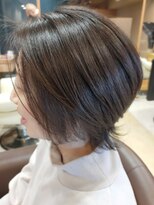 ヘアサロンアンドヘアメイクディー(hair salon hair make D)&nbsp;仙台D　ショートレイヤ×ウルフマッシュ×ひし形ボブｓｔｙｌｅ