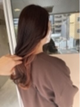 アイディール 心斎橋店(:ideal) 20代30代40代【インナーカラー】ラベンダーアッシュ×オレンジ☆