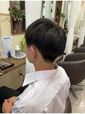 《見附　今町》メンズ　学生　刈り上げショート　黒髪