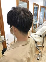 ヘッズ 本八幡店(HEADS)&nbsp;MEN'S HAIR  センターパート　ツイストスパイラル　コンマヘア