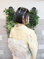 ロカット サロン(Roquat Salon)&nbsp;訪問着着付けとヘアセット【ヘアアレンジ/立川/立川南/浴衣】