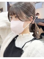 ビューエヒメ(VIEW EHIME)&nbsp;韓国×顔まわりカット×レイヤーカット×グレージュ